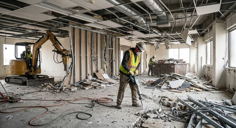 Factory Demolition in Sacramento, CA