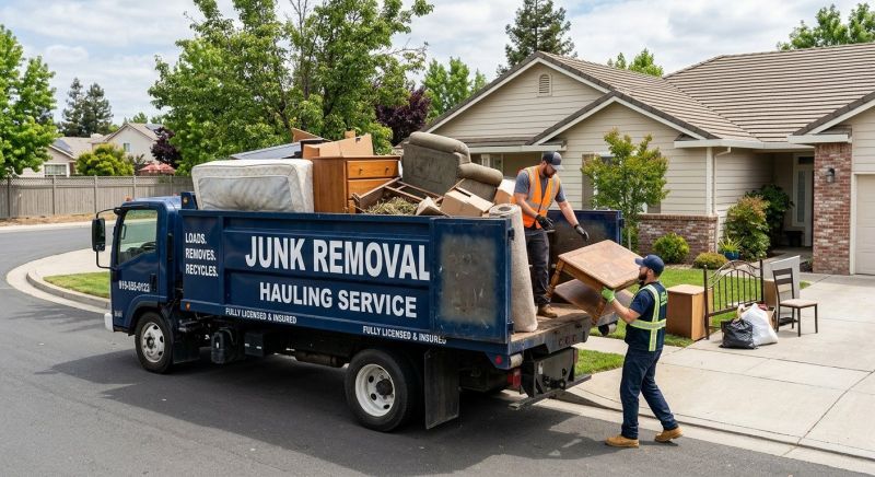 Garage Junk Hauling in Roseville, CA