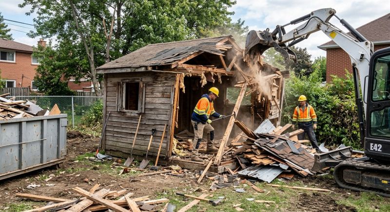 Pole Barn Demolition in Bergen County, NJ